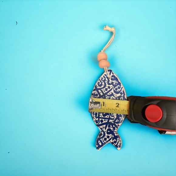 Wall/Car hanging Good Fortune Fish Arabic Script - Picture 6 of 6